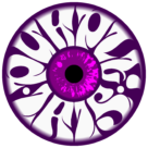logo purple iris
